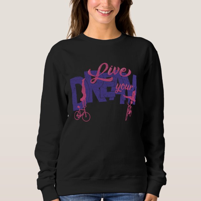 Camiseta Artistic Cycling Cycling Live Your Dream (Frente)