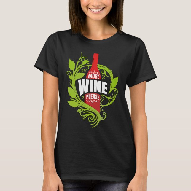 Camiseta Artistic Gatherings Of Lovable Wine Humorous Quote (Frente)