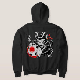 Camiseta Artistic Samurai Cat Japan Soccer for Football fan