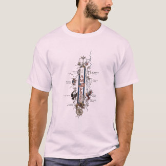 Camiseta Artística com Simbolismo Zen Minimalista)