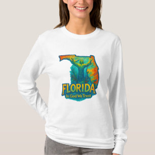 Camiseta Artística do Estado da Flórida – Pincel d