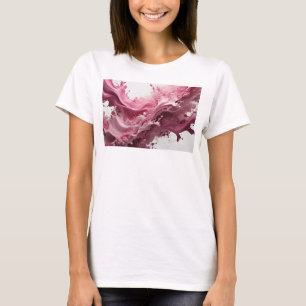 Camiseta Artística Vermelha Declaração de ARTE ABS