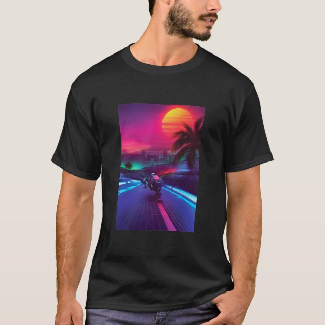 Camiseta Artistique de Impressão Digital Digital por Onda S (Frente)