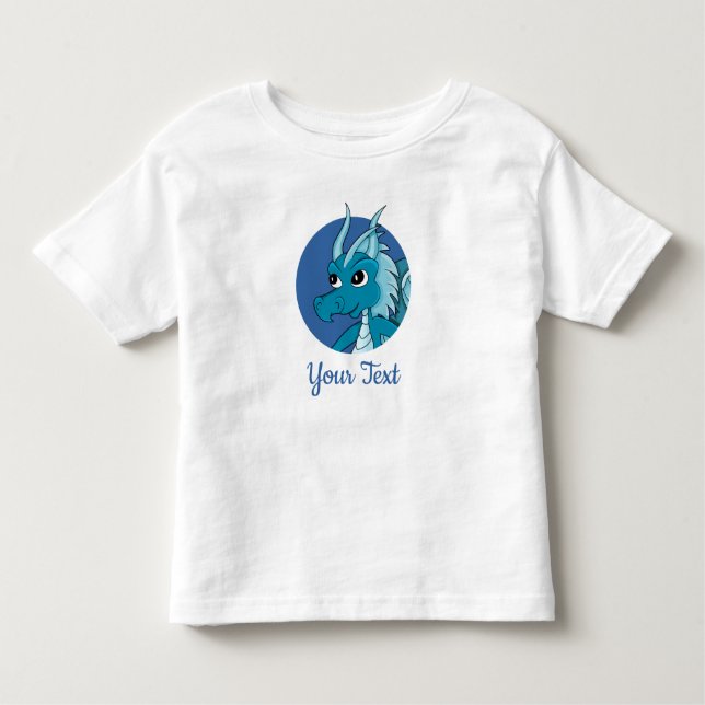 Camiseta artoon Blue Dragon (Frente)