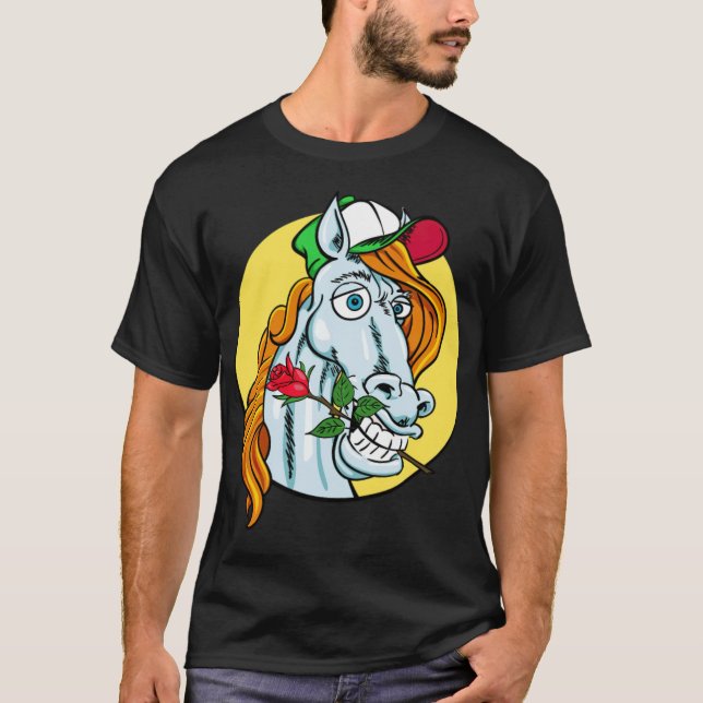 Camiseta Artrite com cavalos legal (Frente)