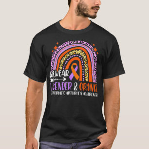 Camiseta Artrite Psoriática Laranja Arco-Íris Laranja vesti