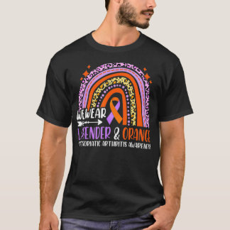Camiseta Artrite Psoriática Laranja Arco-Íris Laranja vesti
