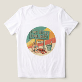 Camiseta Artsy Crawfish Boil Vibes T-Shirt! 🎨 🦞