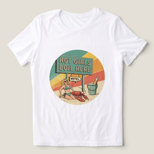 Camiseta Artsy Crawfish Boil Vibes T-Shirt! 🎨 🦞 (Design frontal)