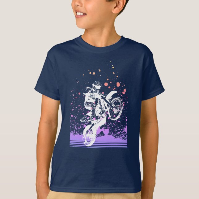 Camiseta Artsy Dirt Bike (Frente)