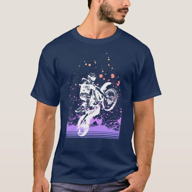 Camiseta Artsy Dirt Bike (Frente)