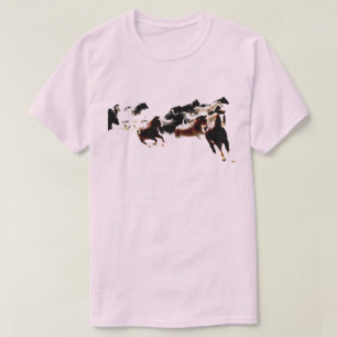 Camiseta Artsy Frisky Running Horses