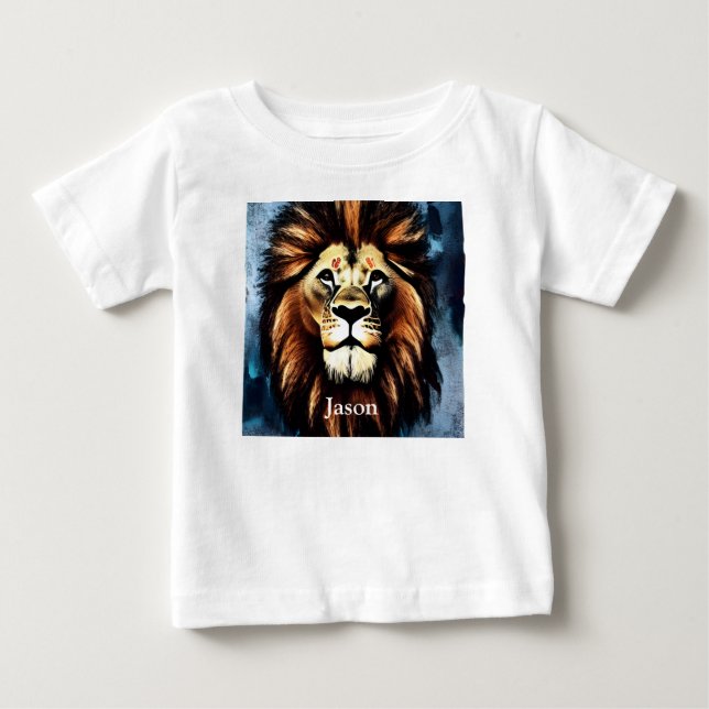 Camiseta Artsy Wild African Lion (Frente)