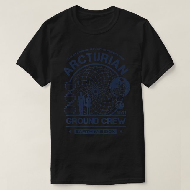 Camiseta Arturian Starseed Earth Mission Ground T-Shi (Frente do Design)