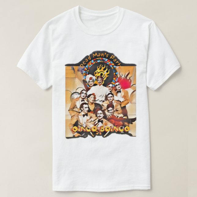 Camiseta Artusto Personalizado do Álbum Oingo Boingo do mor (Frente do Design)