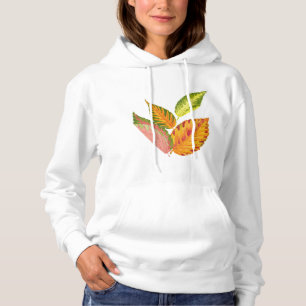 Camiseta Arty Autumn em um Hoodie
