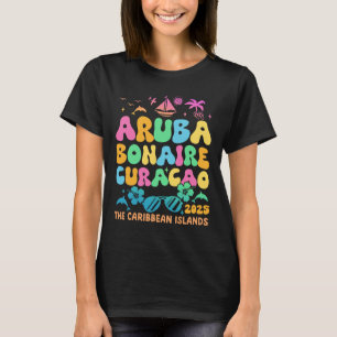 Camiseta Aru Bonaire Curaçao 2025 Ilha Viagem Caribenha
