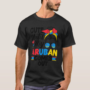 Camiseta Aruba Aruba Bandeira Cute Até O Meu Aruban Chegar
