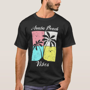 Camiseta Aruba Beach Tropical Vibes Vacinas Souvenirs 1