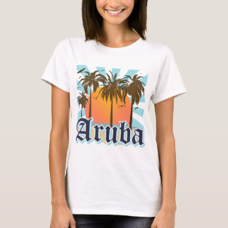 Camiseta Aruba encalha o por do sol