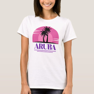 Camiseta Aruba Férias Retro Sunset