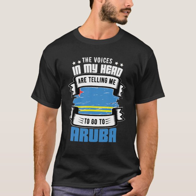 Camiseta Aruba Na Minha Cabeça (Frente)