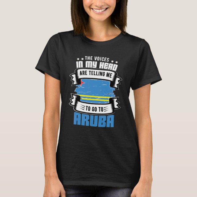 Camiseta Aruba Na Minha Cabeça (Frente)
