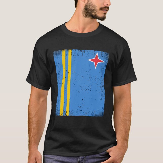 Camiseta Arubans Flag Aruba (Frente)