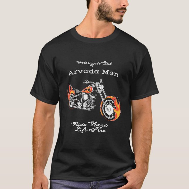 Camiseta Arvada Men Rider Duro, Life Free V 1.3 (Frente)