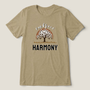 Camiseta Árvore Abstrata Abraçando a Harmonia