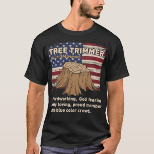 Camiseta Árvore Arborista Engraçado Trimmer Colorido d