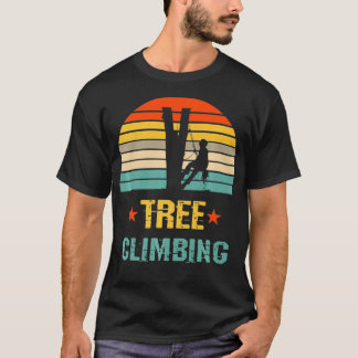Camiseta Árvore Arborista Lumberjack Arborista que Subia em