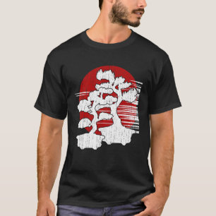 Camiseta Árvore Bonsai Budista Japonesa Jardineiro Bonsai