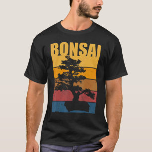 Camiseta Árvore Bonsai Cultura Japonesa Homens Para Jardine