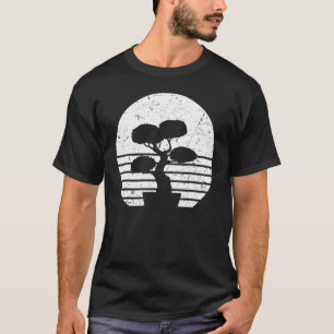 Camiseta Árvore Bonsai Custa Para Homens Mulheres Japonesas