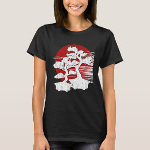 Camiseta Árvore Bonsai de Jardineiro Arte Bonsai Japonesa B
