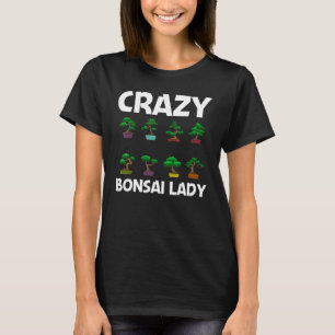 Camiseta Árvore Bonsai Legal Para Mulheres Mãe Senhora Plan