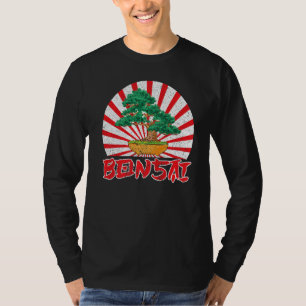 Camiseta Árvore Bonsai No Círculo B Budista Zen Japonês
