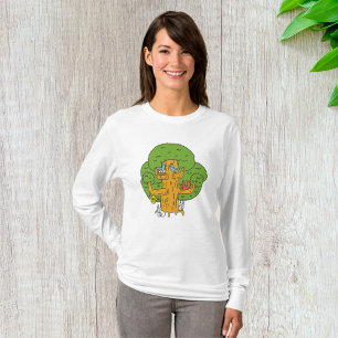 Camiseta Árvore com Animais Florestais de Natureza Custa