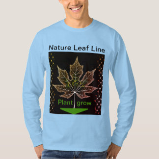 Camiseta Árvore com Design de folha de rede - Natureza insp