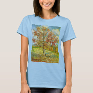 Camiseta Árvore cor-de-rosa no Flor por Vincent van Gogh