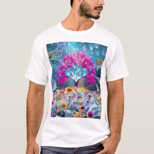 Camiseta Árvore Cristal de Luz