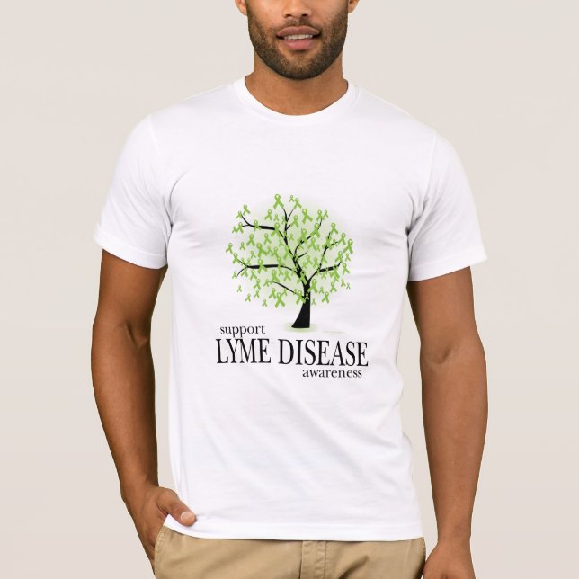 Camiseta Árvore da doença de Lyme (Frente)
