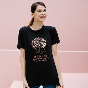 Camiseta Árvore da Esperança de Consciência do Cancer