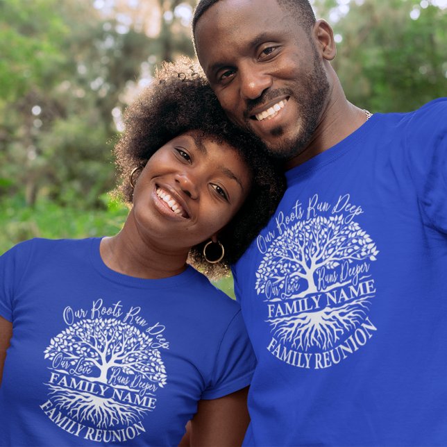 Camiseta Árvore da Família de Reunião da Família Texto Bran (Criador carregado)