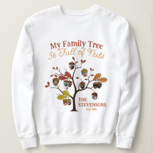 Camiseta Árvore da Família Foto Engraçada é Cheio de Loucos