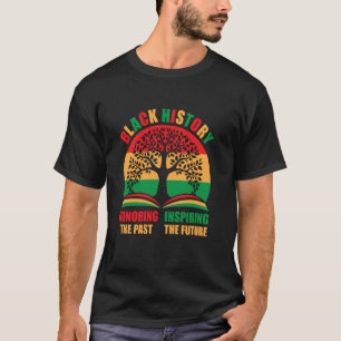 Camiseta Árvore da História Negra Honrando o Passado Inspir