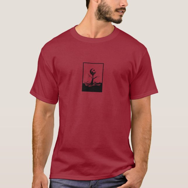 Camiseta Árvore da lua crescente (Frente)