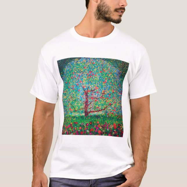 Camiseta Árvore da Maçã, Gustav Klimt (Frente)