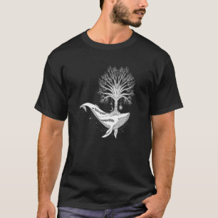 Camiseta Árvore Da Vida Árvore Mística Fractal Yoga Meditaç